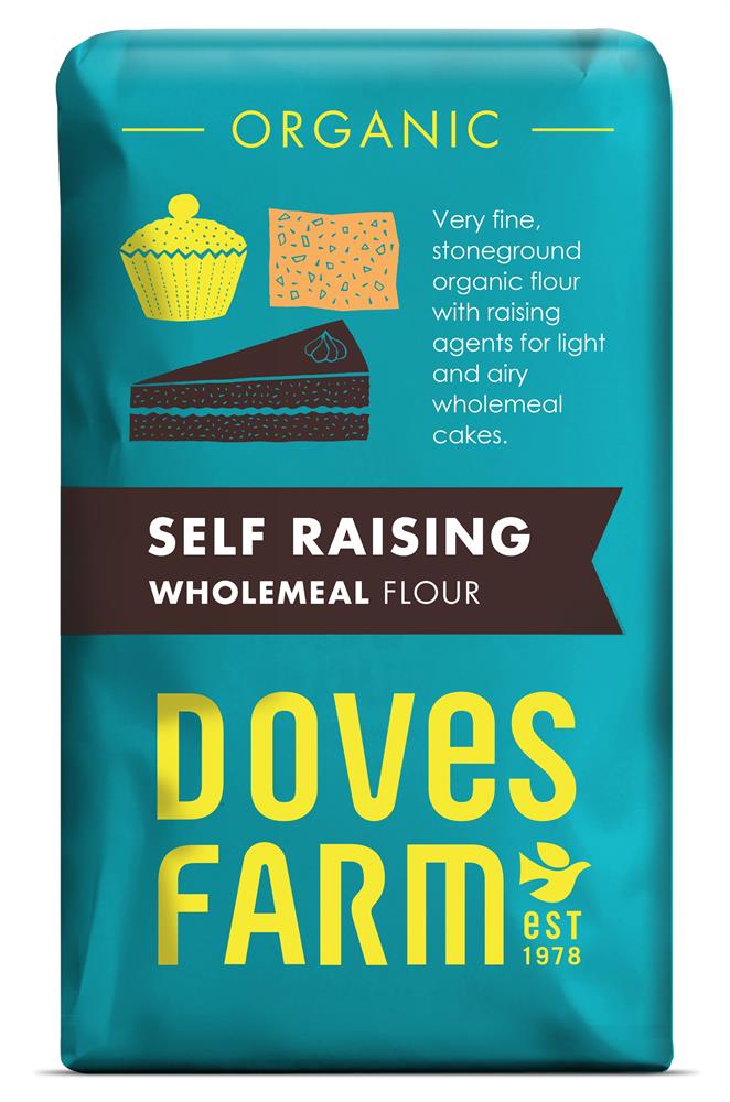 Org Self Raising W/Meal Flour (Pack of 5)