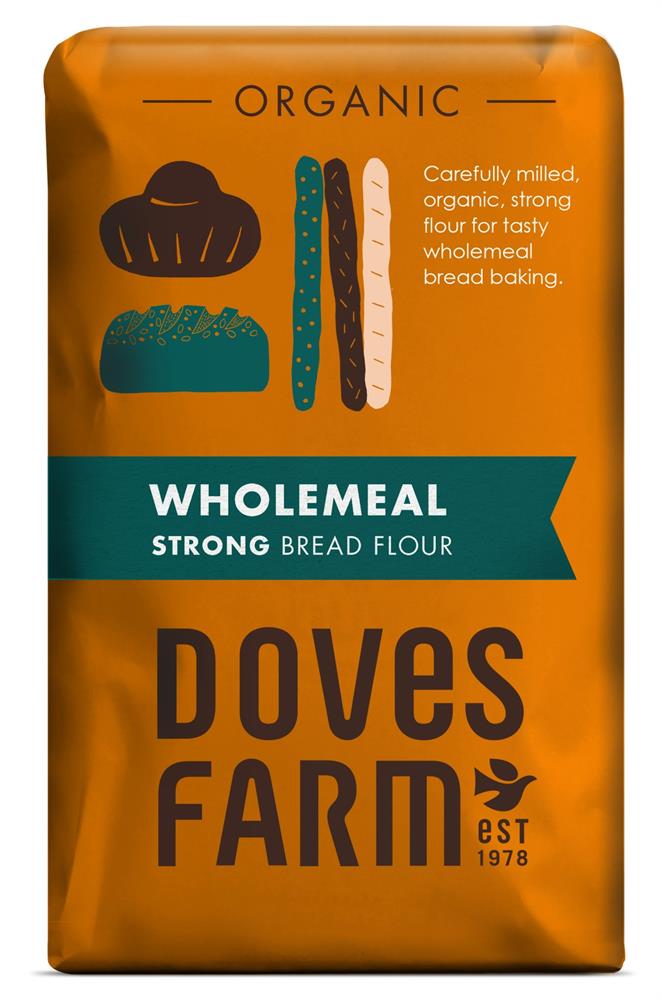 Org Strong W/Meal Bread Flour (Pack of 5)