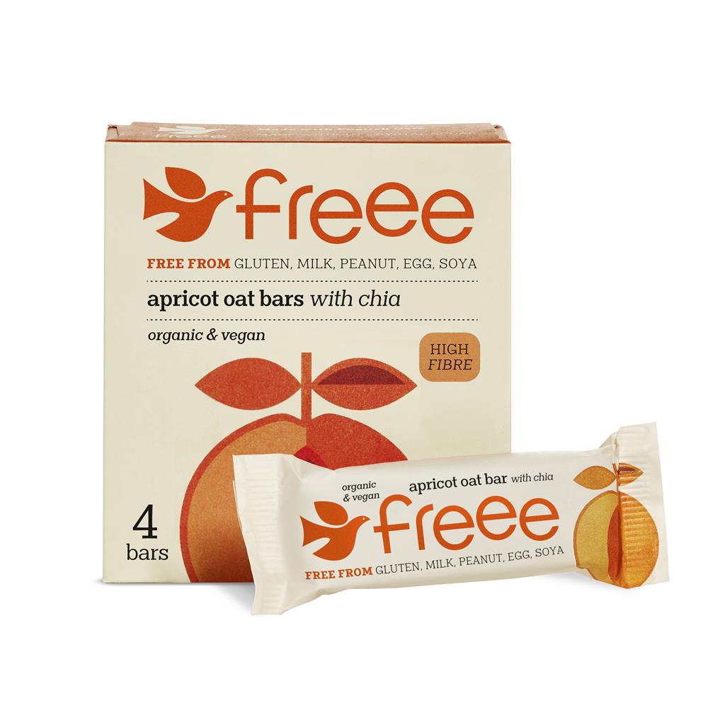 Org GF Apricot & Chia Oat Bar (Pack of 7)