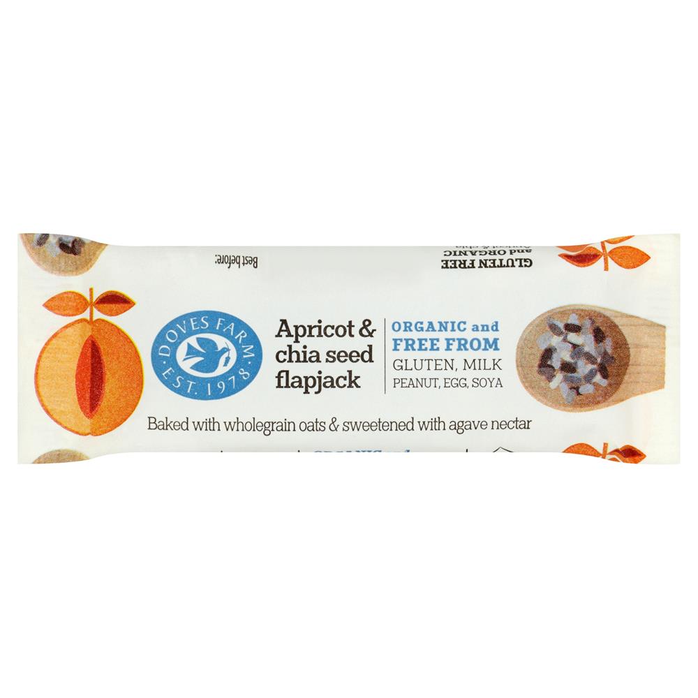 Org GF Apricot & Chia Flapjack (Pack of 18)