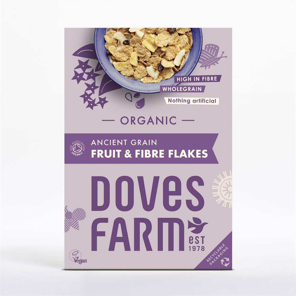 Organic Ancient Grain Fruit & Fibre Breakfast Flakes 375g