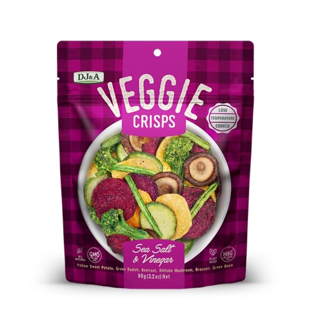 Veggie Crisps Salt & Vinegar 90g