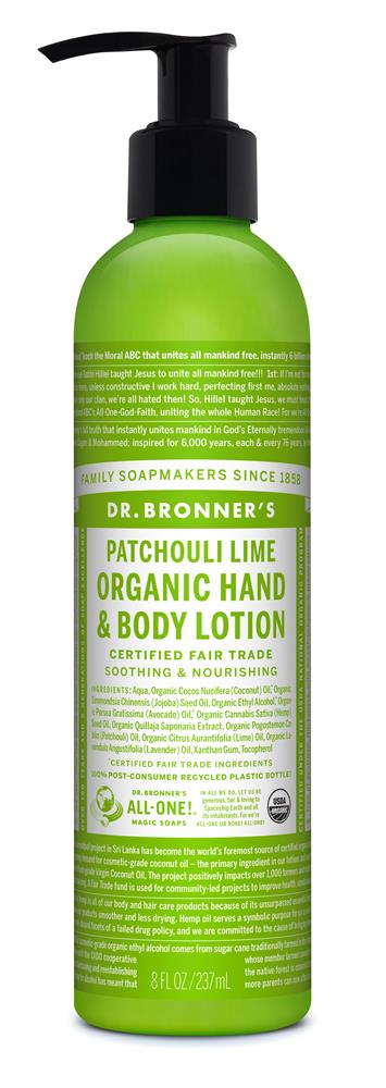 Org Patchouli Lime Lotion
