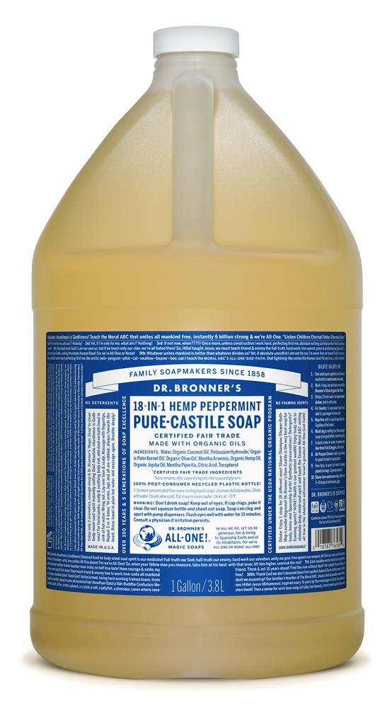 Peppermint Pure-Castile Liquid