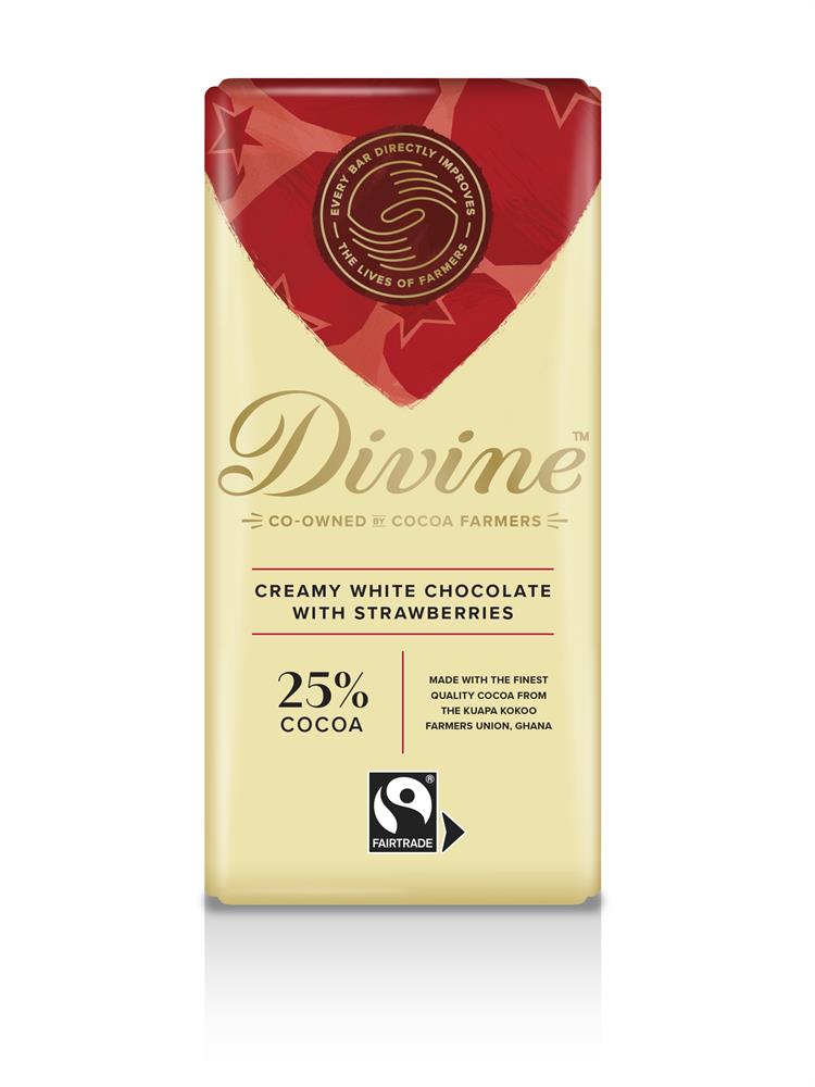 White Choc with Strawberries (Pack of 3)