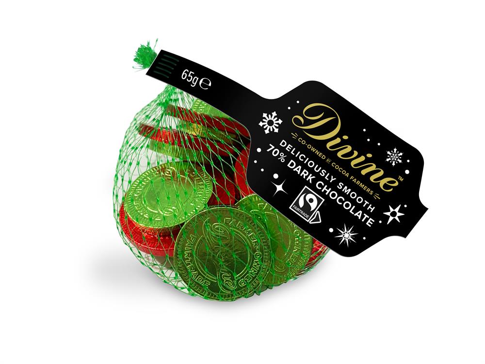 70% Fairtrade Dark Choc Coins