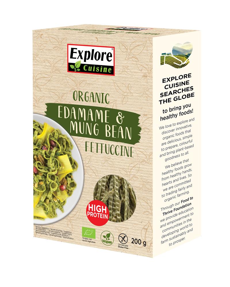 Edamame & Mung Bean Fettuccine