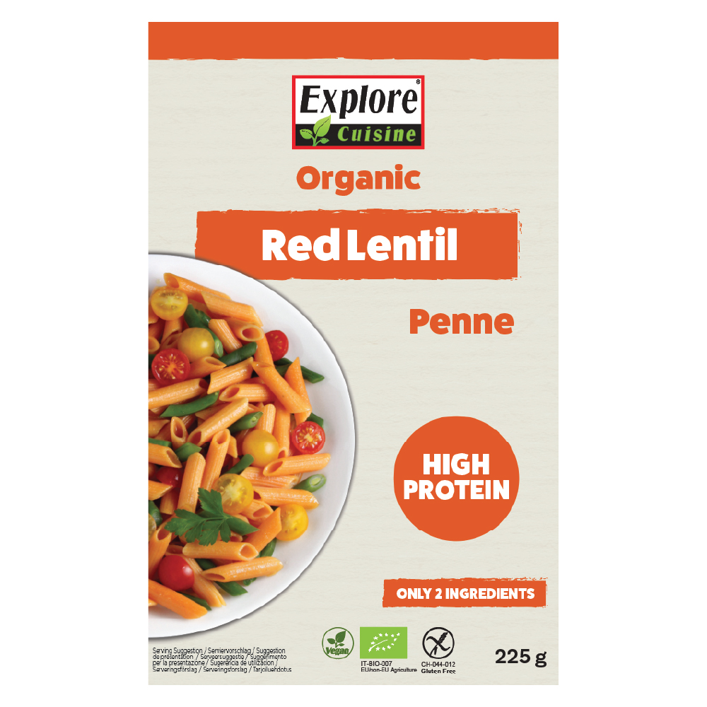 Organic Red Lentil Penne