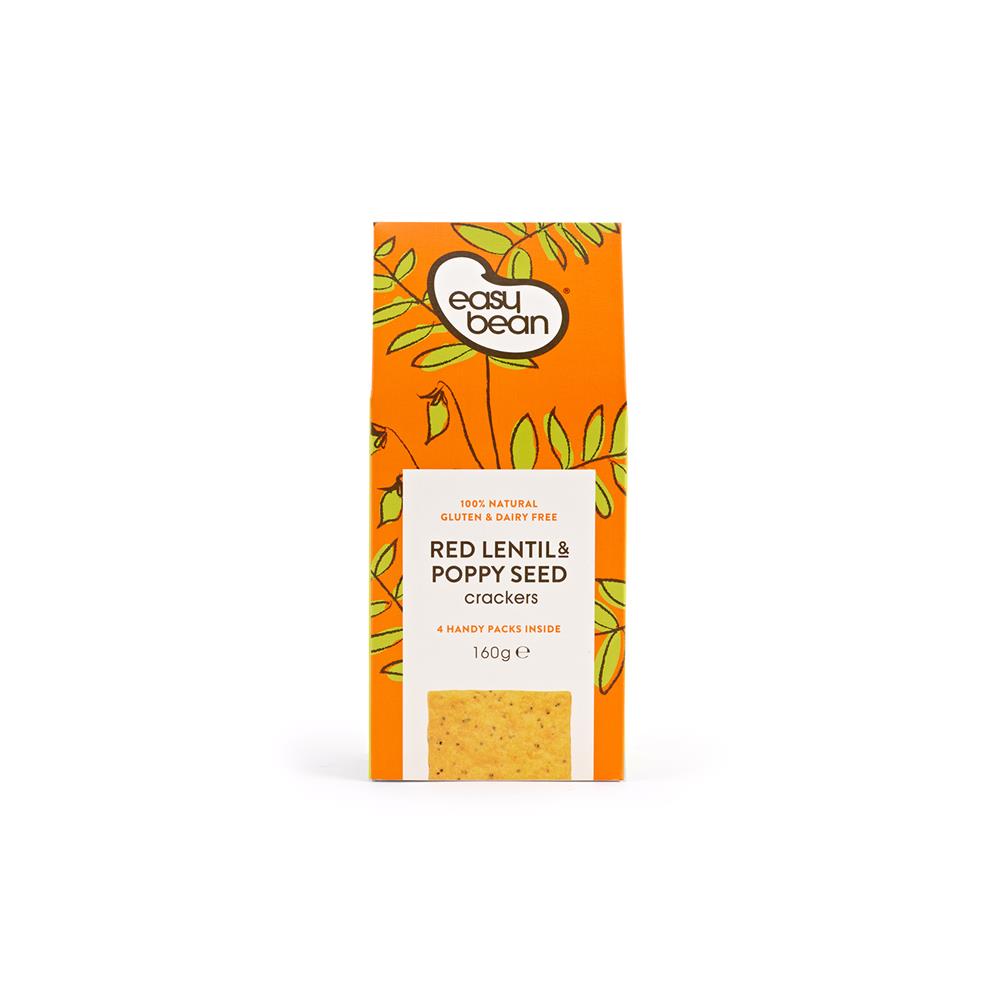 Red Lentil Crackers (Pack of 8)
