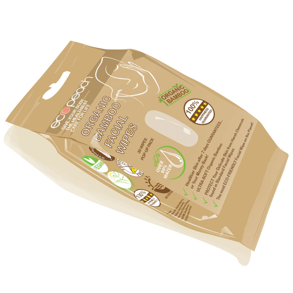 Organic Bamboo Facial Wipes (Pack of 2)