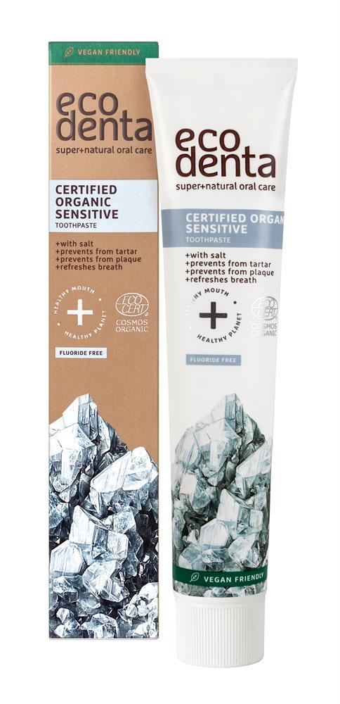 organic sensitivity relief toothpaste with salt 75ml
