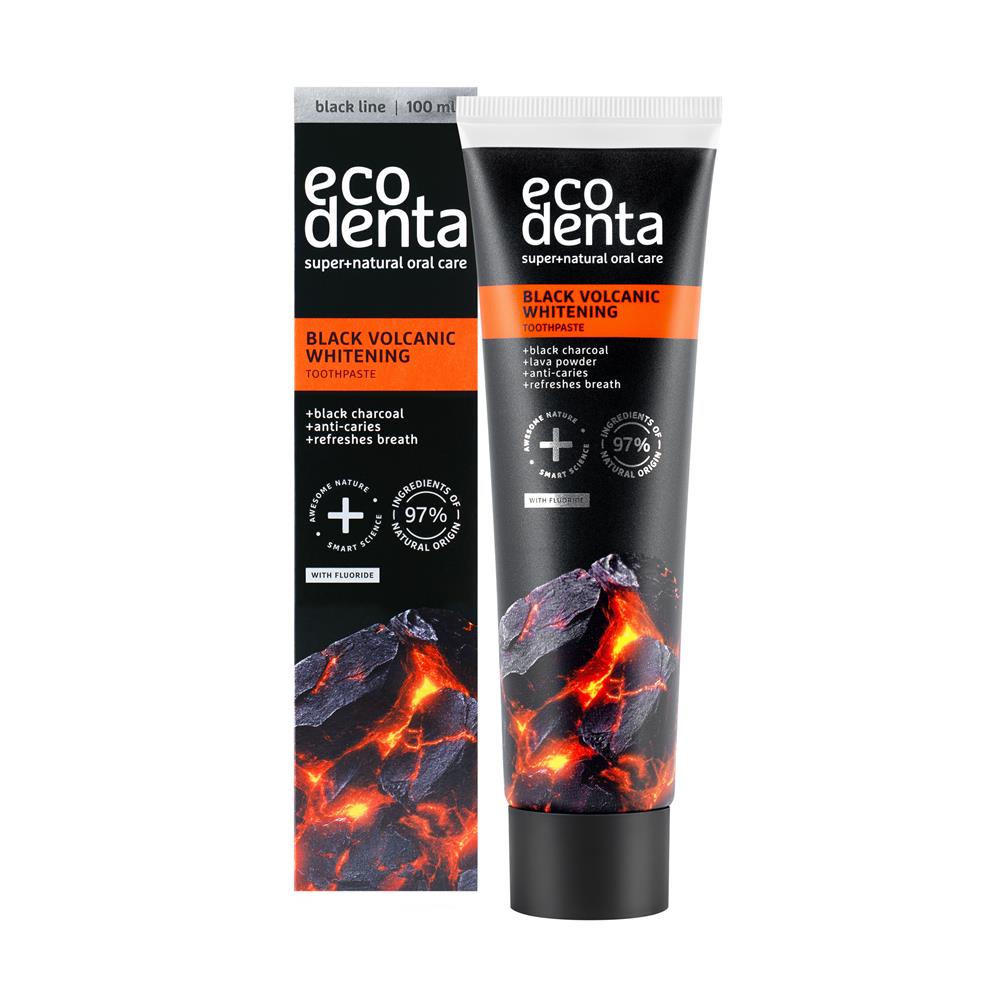 Toothpaste black with volcanic