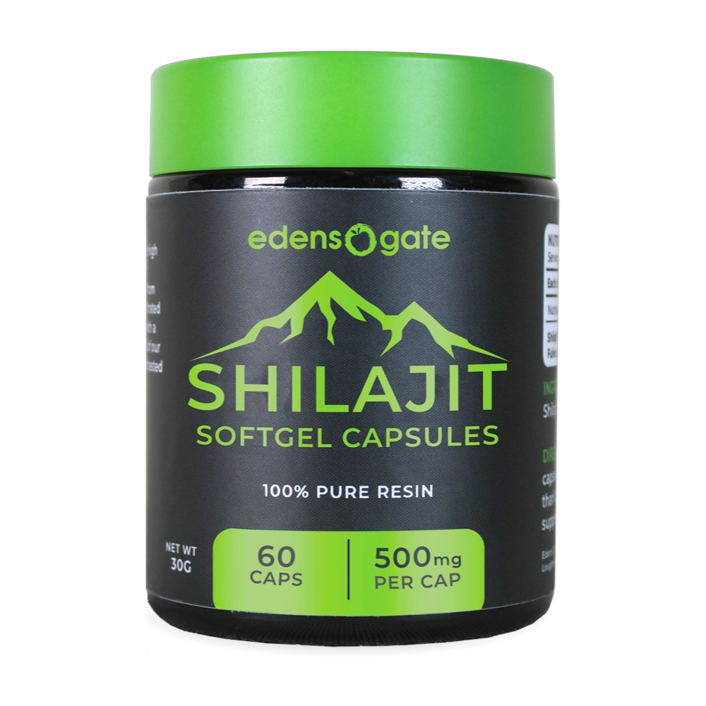 Premium Shilajit Resin Soft Gel Capsules - 30g