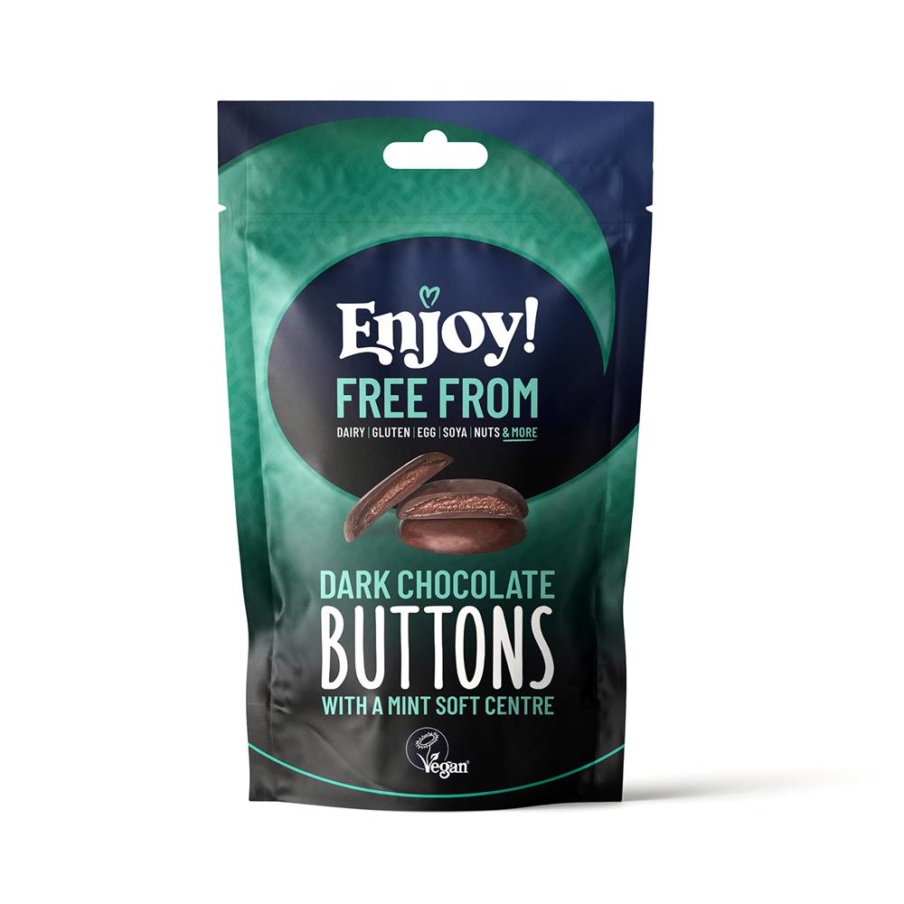 Mint Filled Buttons (Pack of 6)