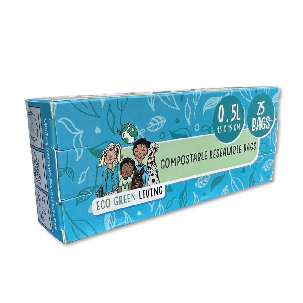 0.5L Resealable Ziplock Bags (Pack of 2)