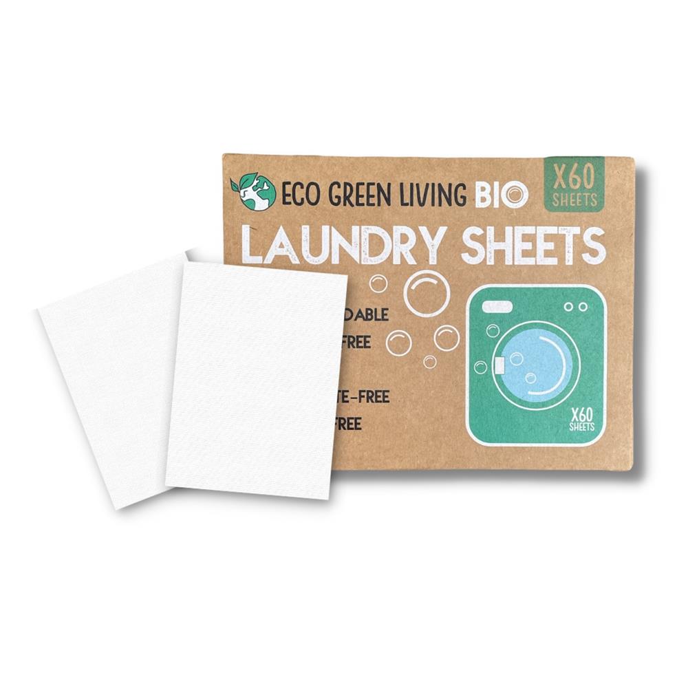 Laundry Detergent Sheets x 60 (Fragrance-Free)