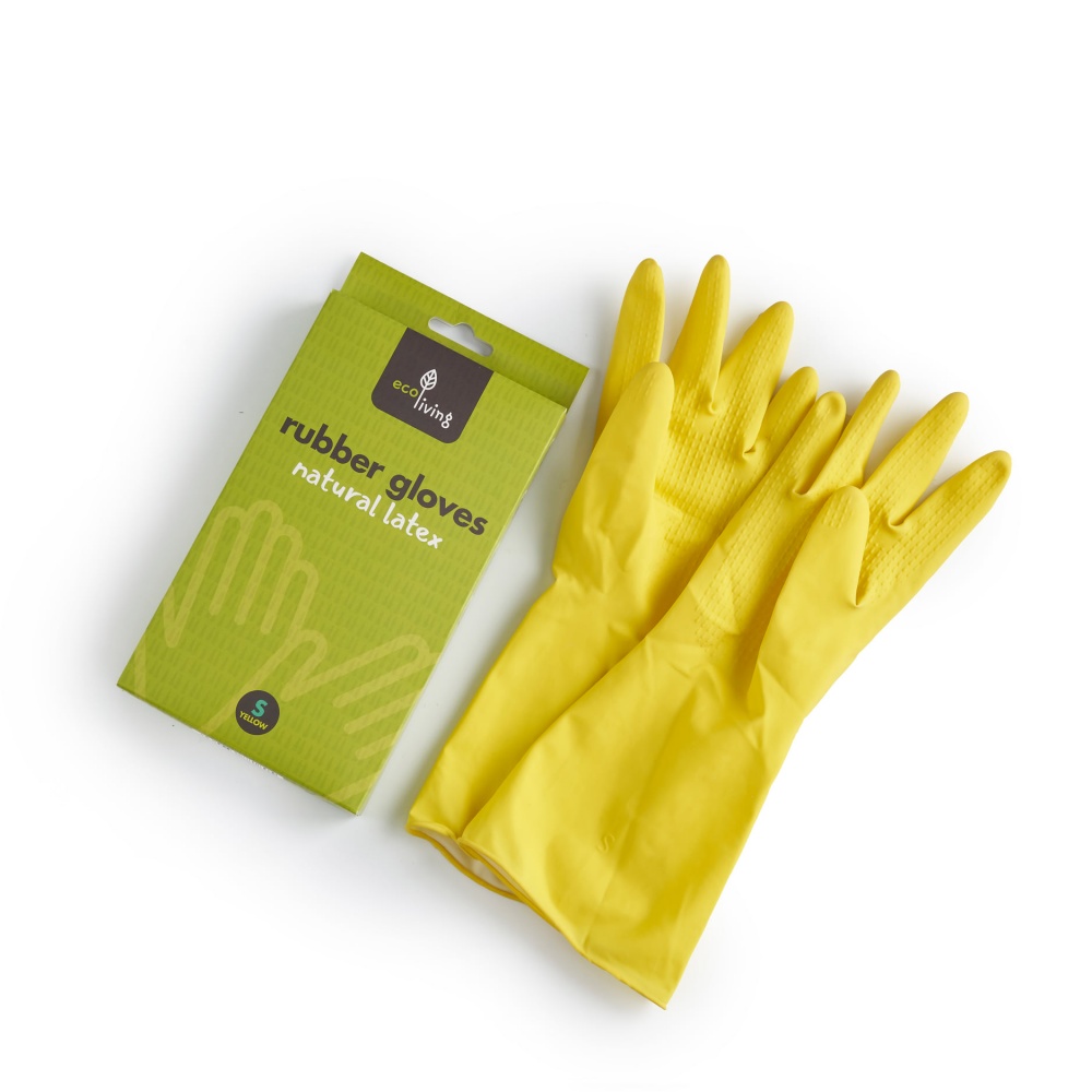 Natural Latex Rubber Gloves (Pack of 2)
