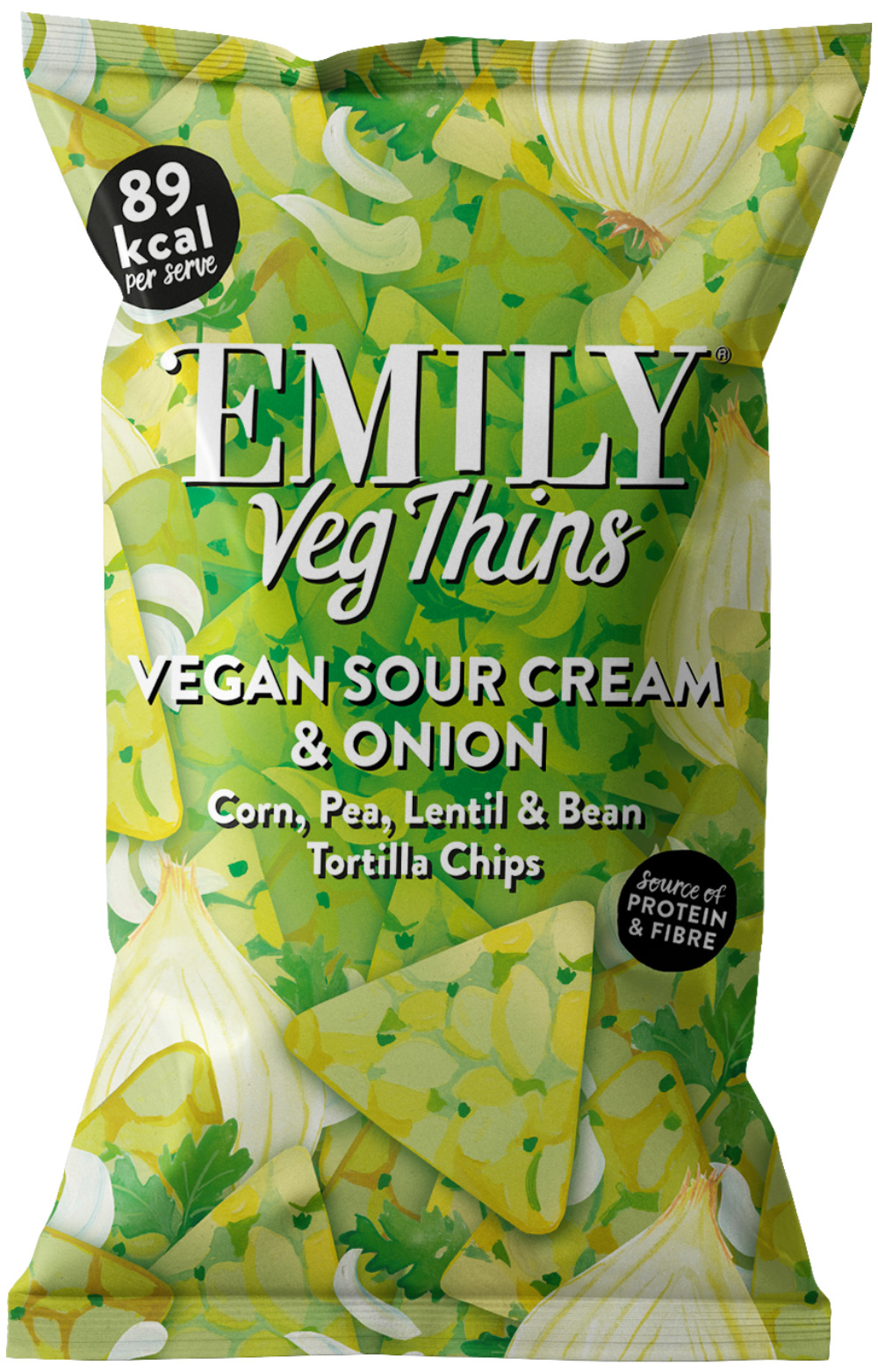 Sour Cream and Onion Veg Thins (Pack of 8)
