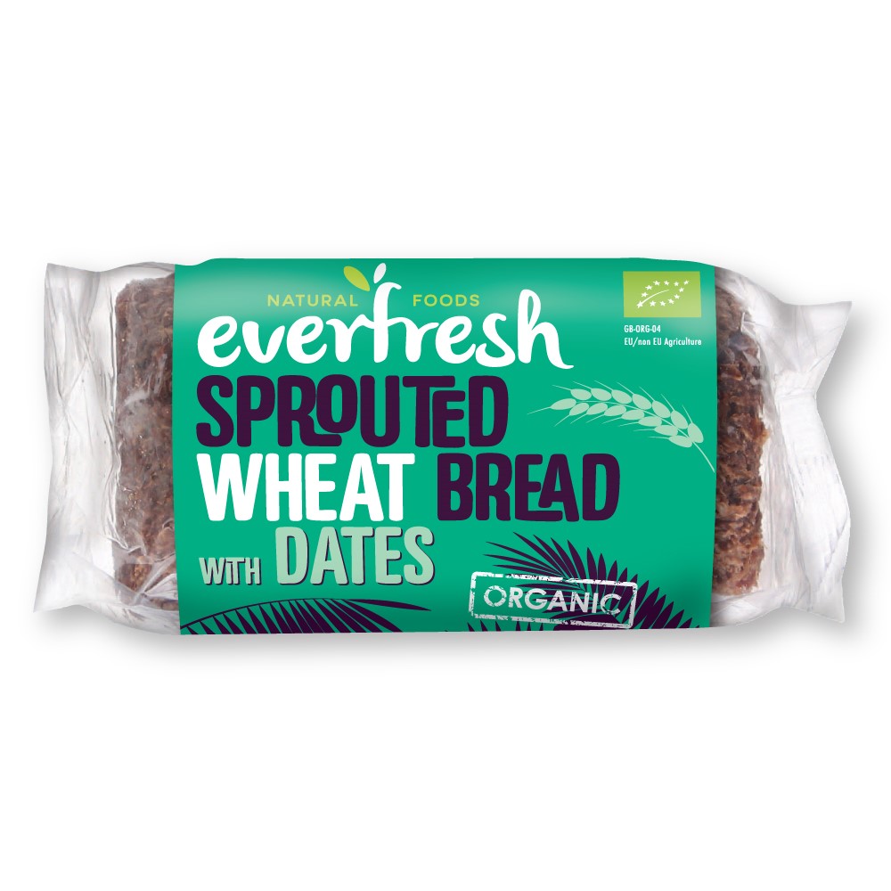 Org Sprouted Wheat Date Bread
