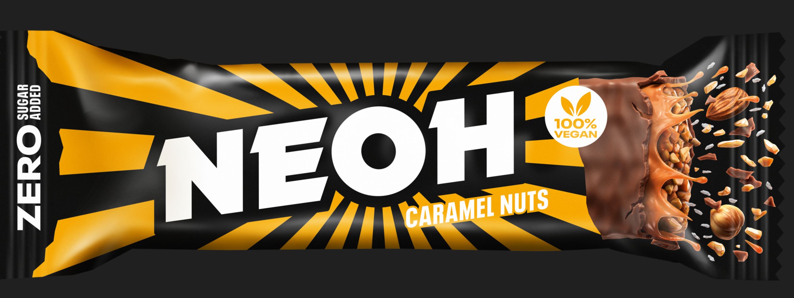 Caramel Nuts Bar (Pack of 12)