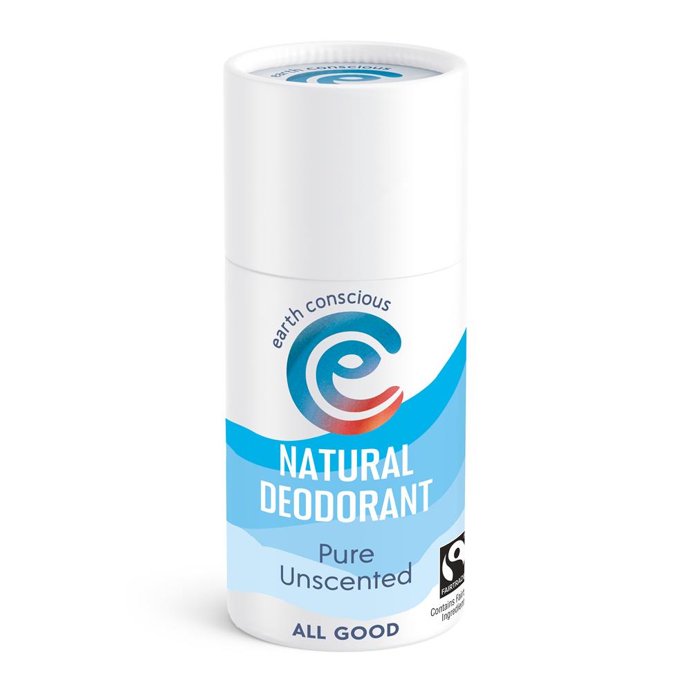 Natural Deodorant Stick - Pure Unscented - 60g