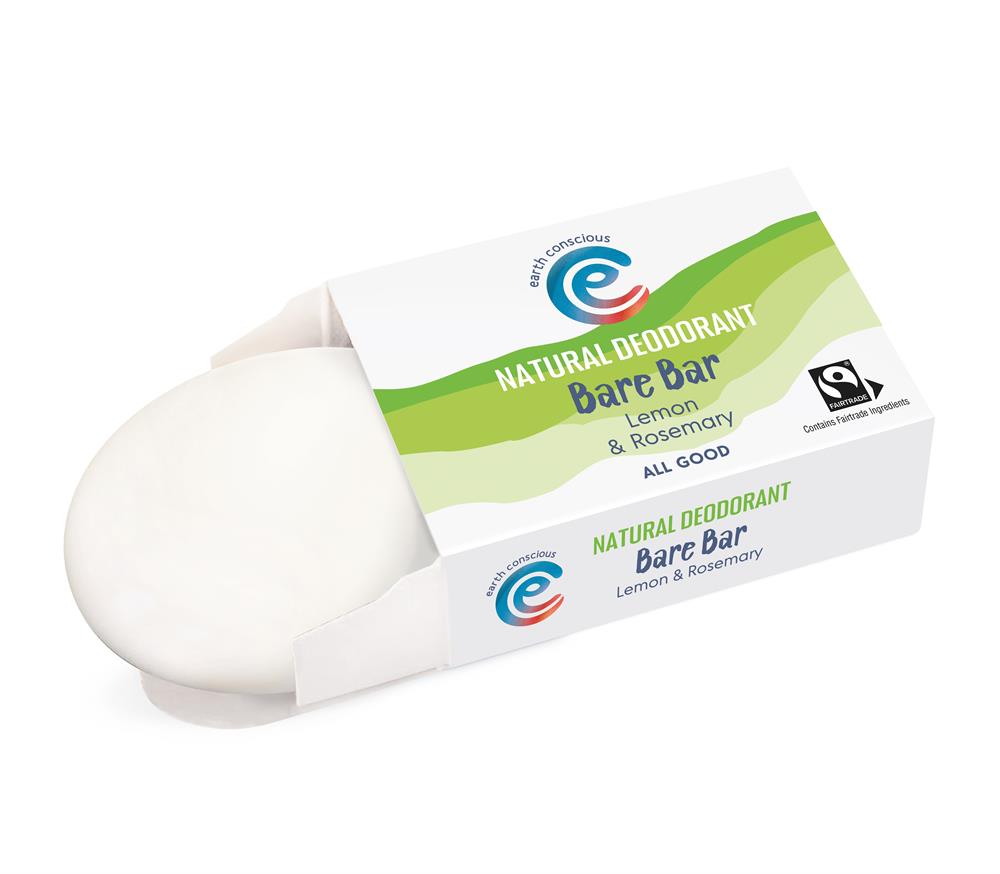 Bare Bar Natural Deodorant - Lemon & Rosemary 90g