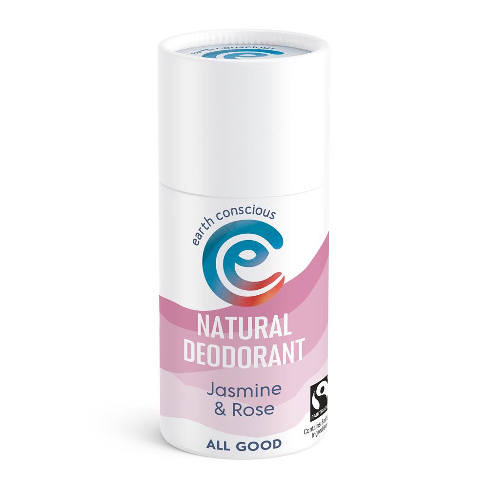 Natural Deodorant Stick Jasmine & Rose 60g