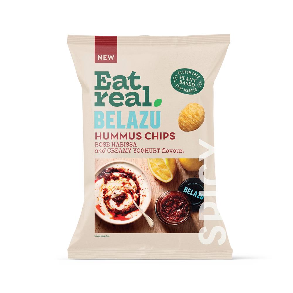 Hummus Chips Harissa & Yoghurt (Pack of 10)