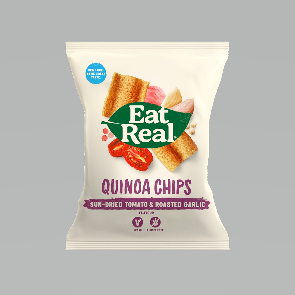 Quinoa Tomato Garlic Chips