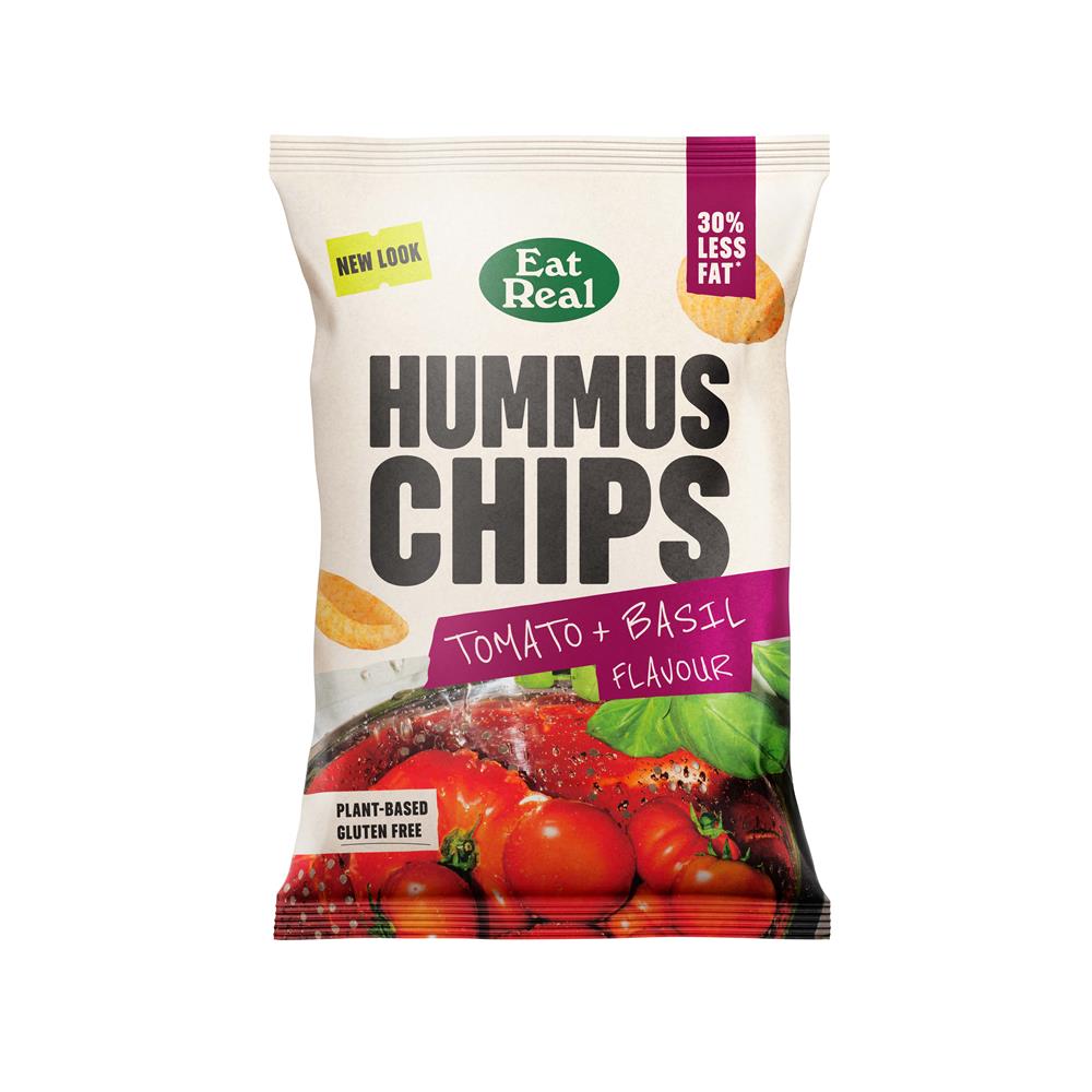 Hummus Chips Tomato & Basil 110g