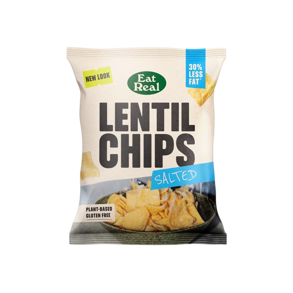 Lentil Chips Salted (Pack of 6)