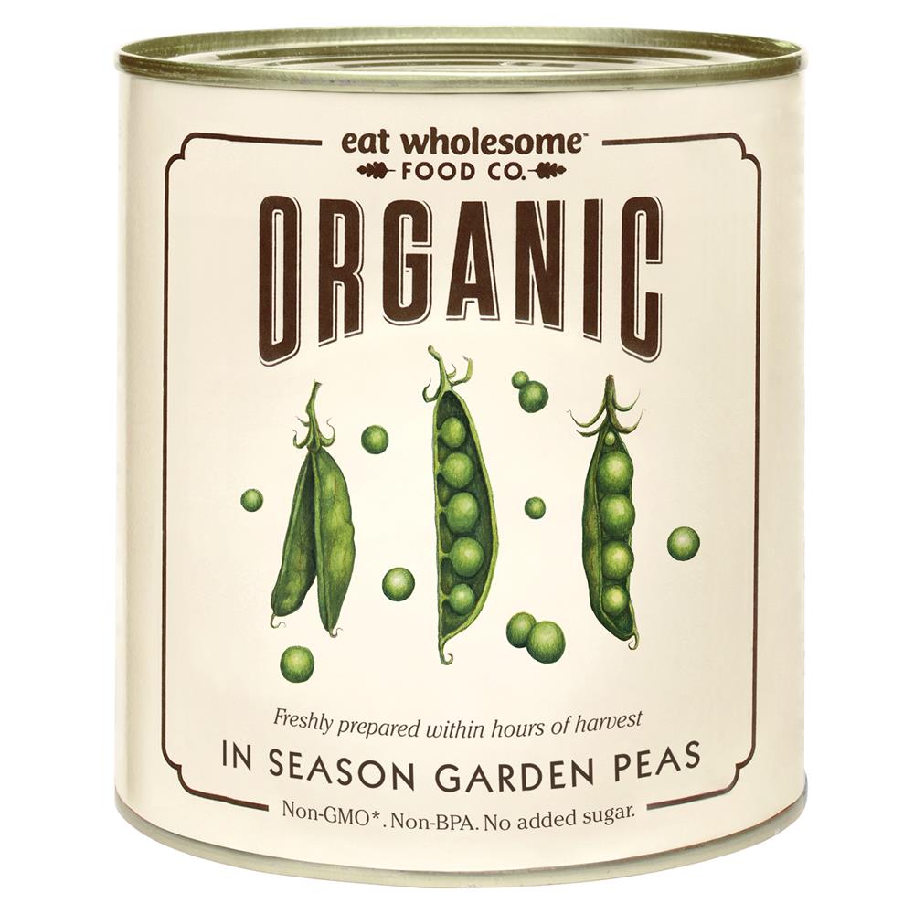 Organic In Season Garden Peas