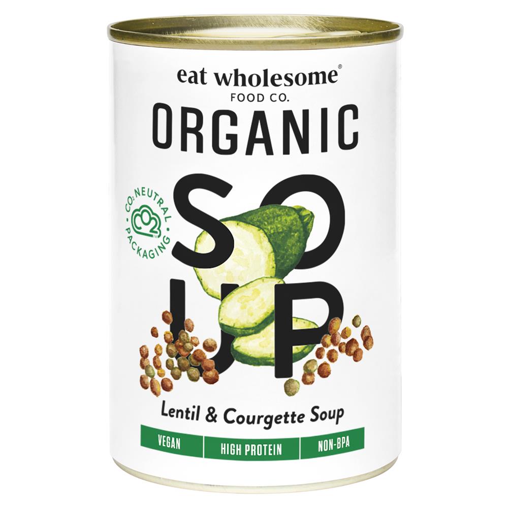 Org Lentil & Courgette Soup (Pack of 2)