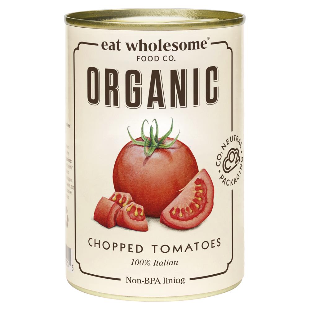 Organic Chopped Tomatoes (Pack of 4)