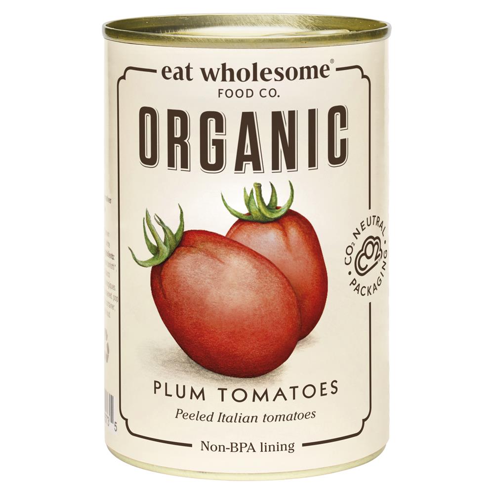 Organic Peeled Plum Tomatoes (Pack of 4)