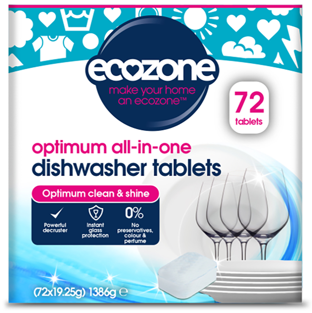 Optimum all-in-one Dishwasher Tablets 72 Tablets