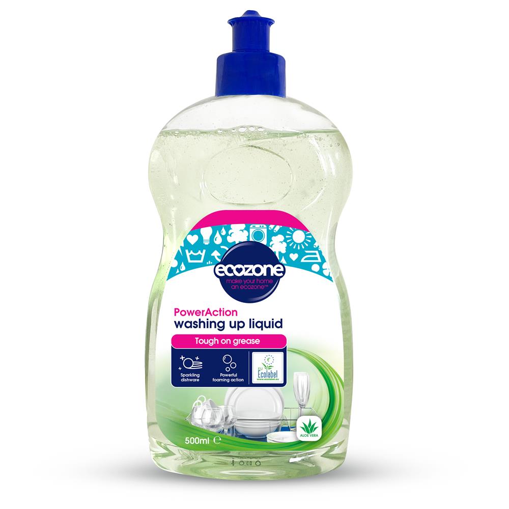PowerAction washing up liquid (Pack of 2)