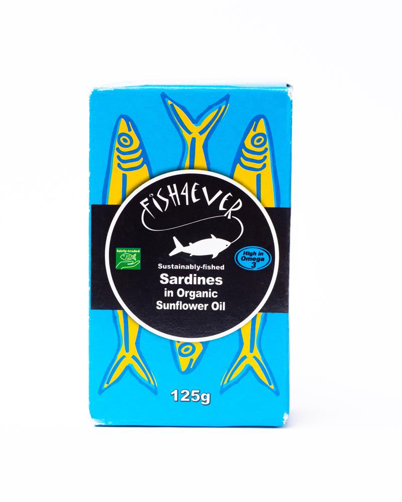 Whole Sardines in Org S/F Oil (Pack of 2)