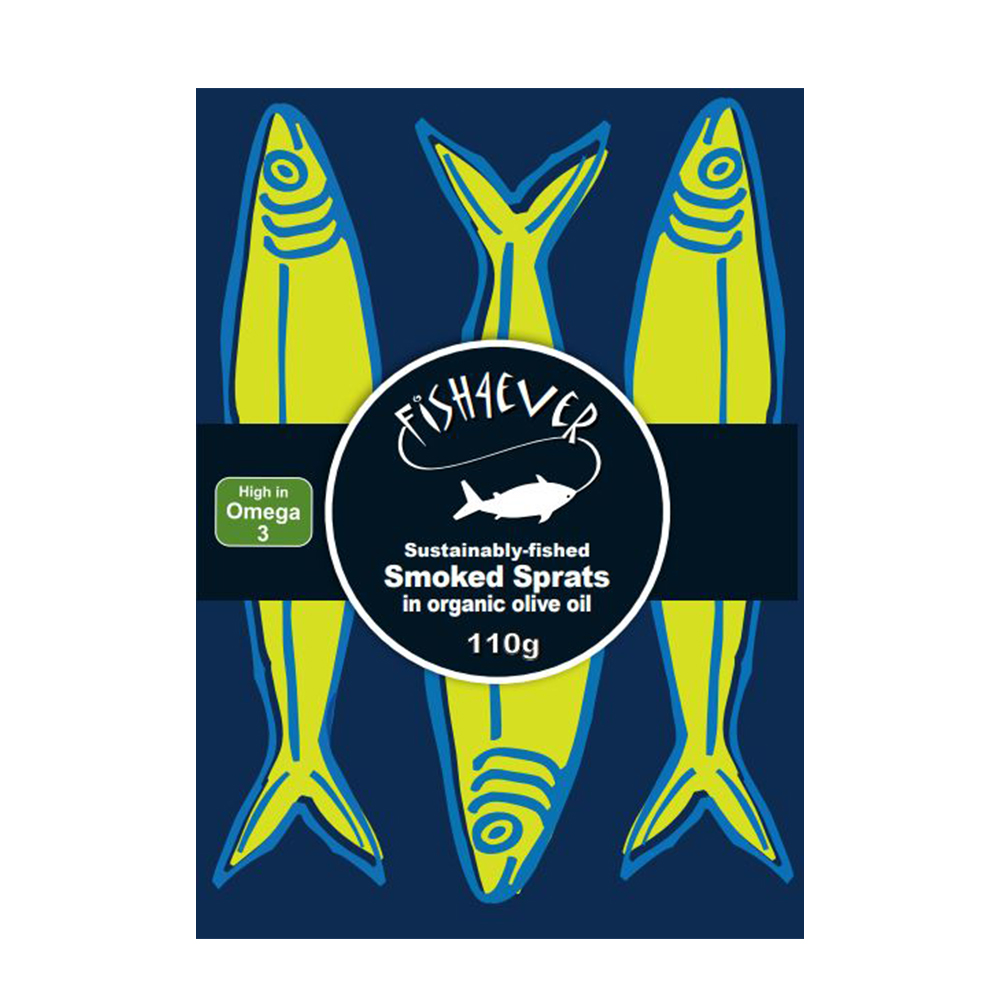 Smoked Sprats in Org Olive Oil (Pack of 2)