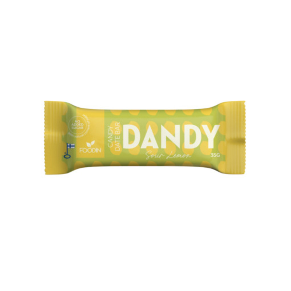 Dandy Candy Date Bar Sour Lemo (Pack of 18)
