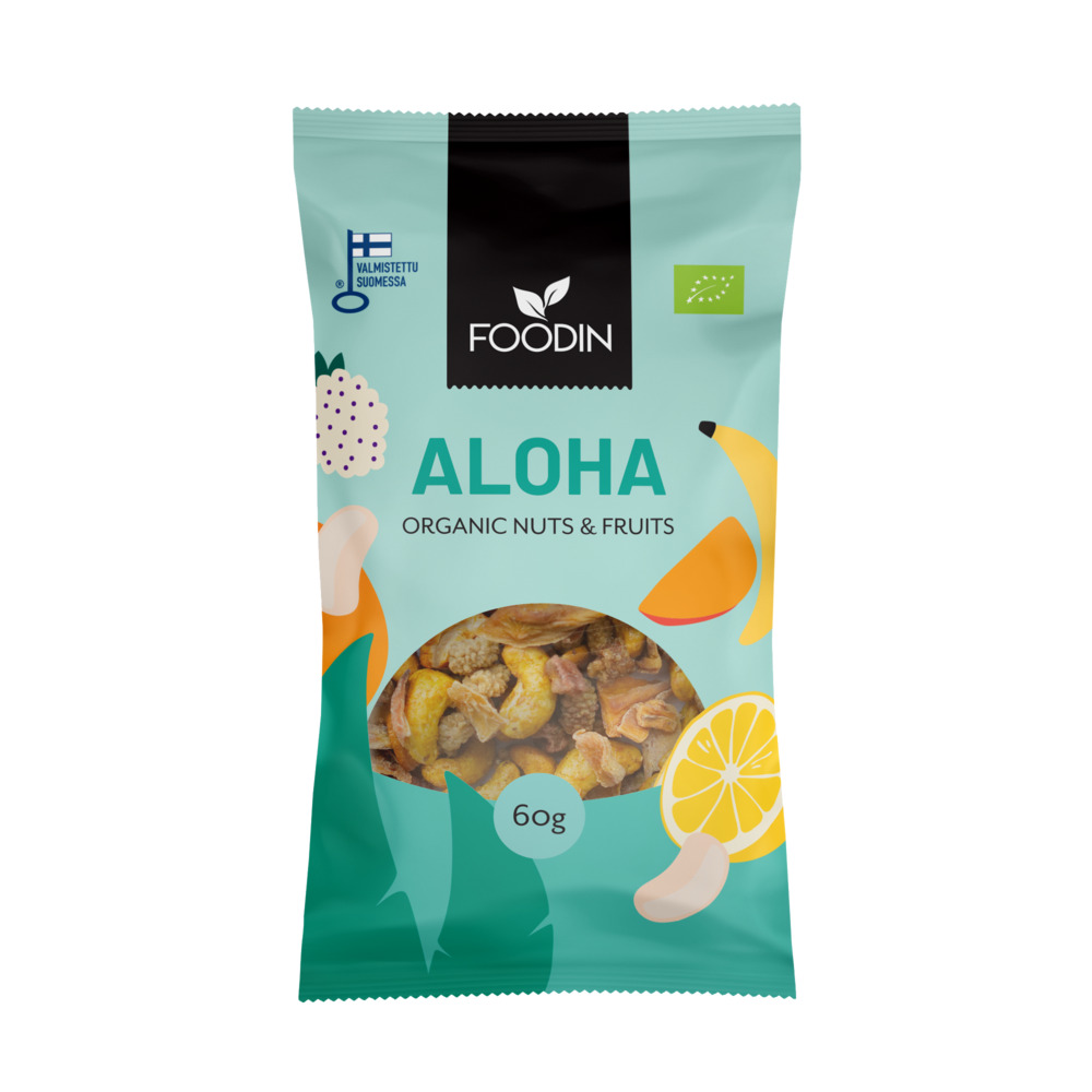 Organic Nuts & Fruits Aloha (Pack of 8)