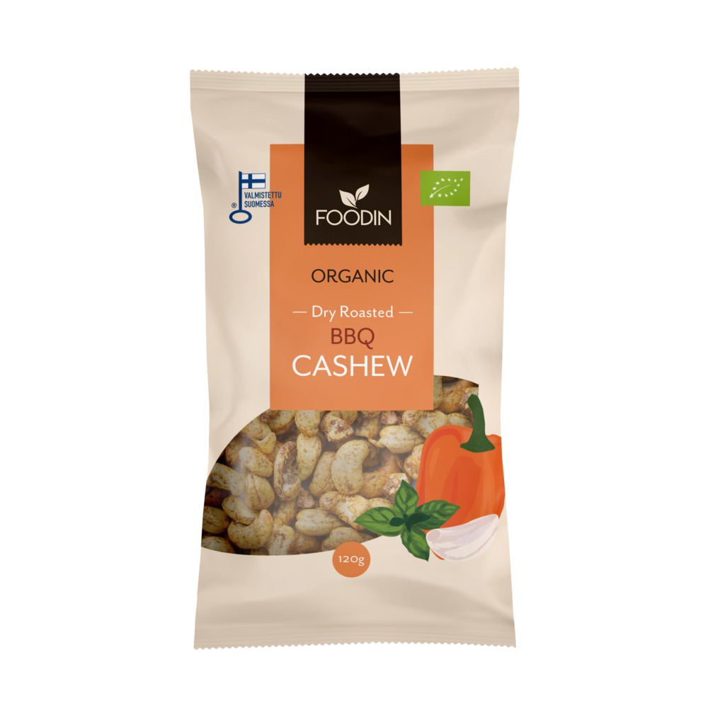 Organic Dry Roasted Cashew (Pack of 8)