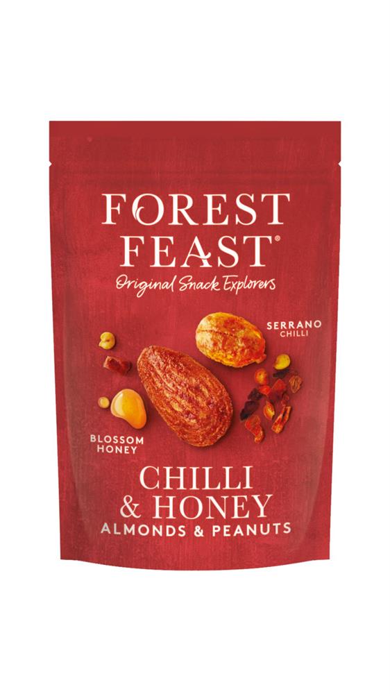Serrano Chilli Honey Peanuts & Almonds 120g