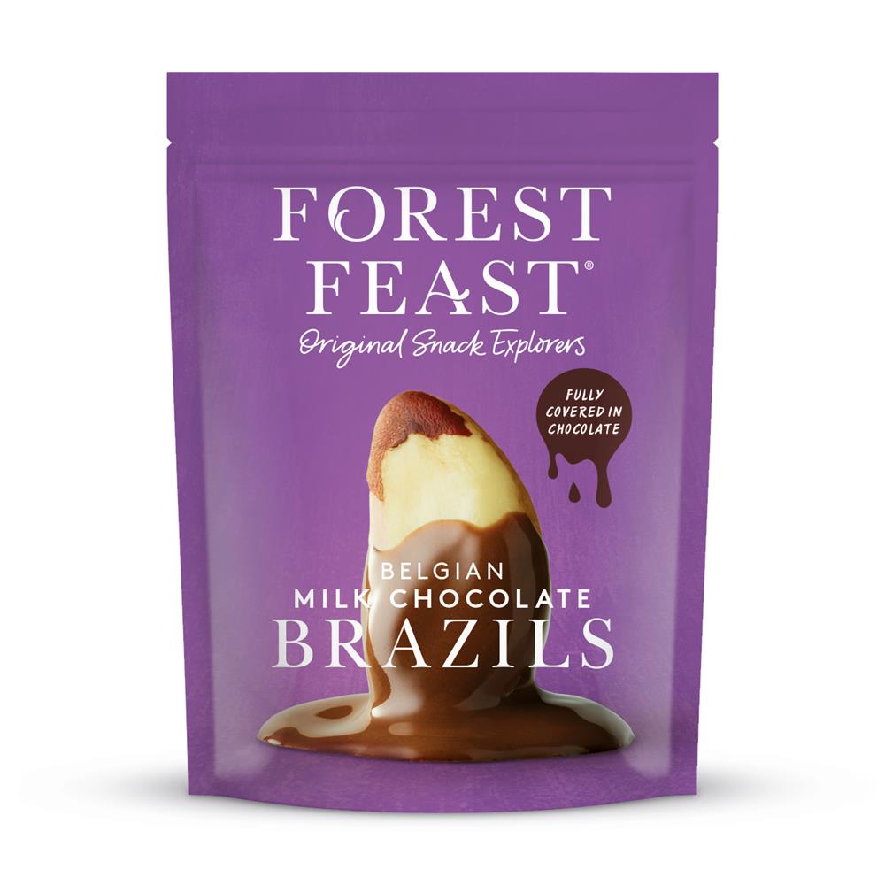 Belgian Milk Chocolate Brazils 120g