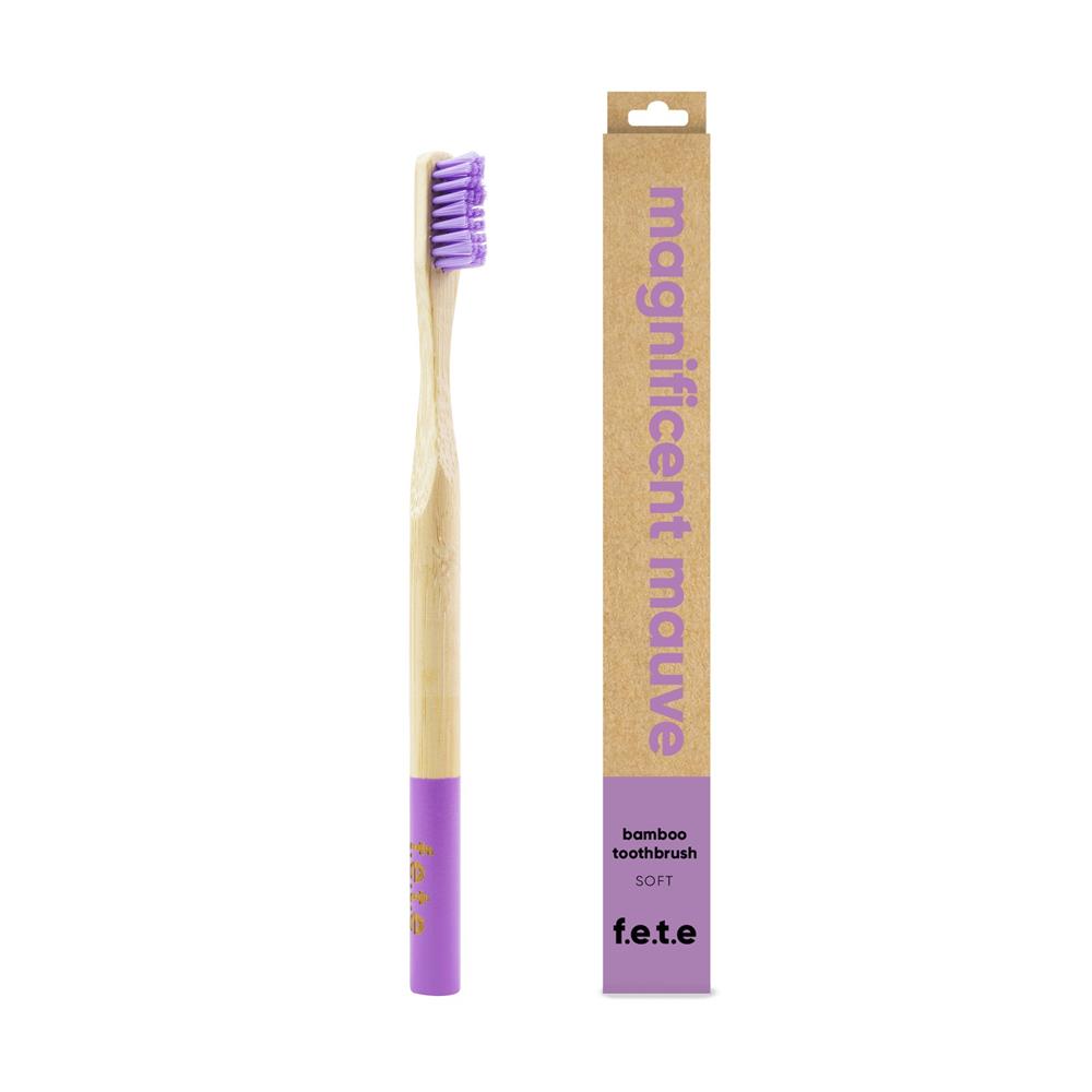 Tooth Brush Mauve Purple Soft