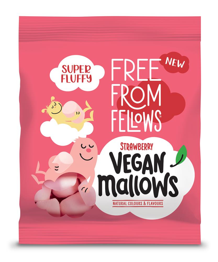 Vegan Strawberry Mallows (Pack of 2)