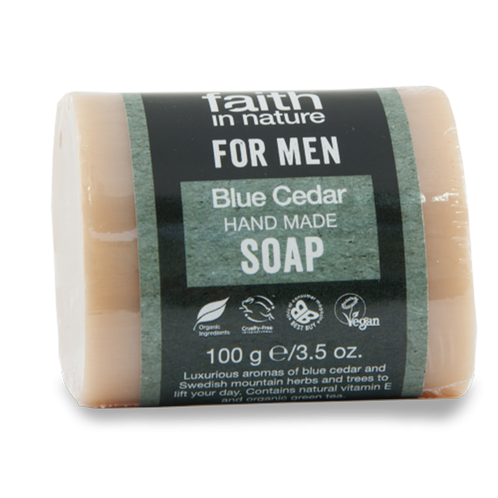 Faith For Men Blue Cedar Soap