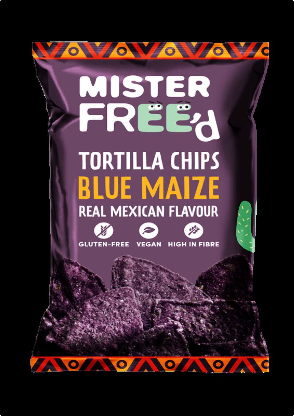 Tortilla Chips with Blue Corn