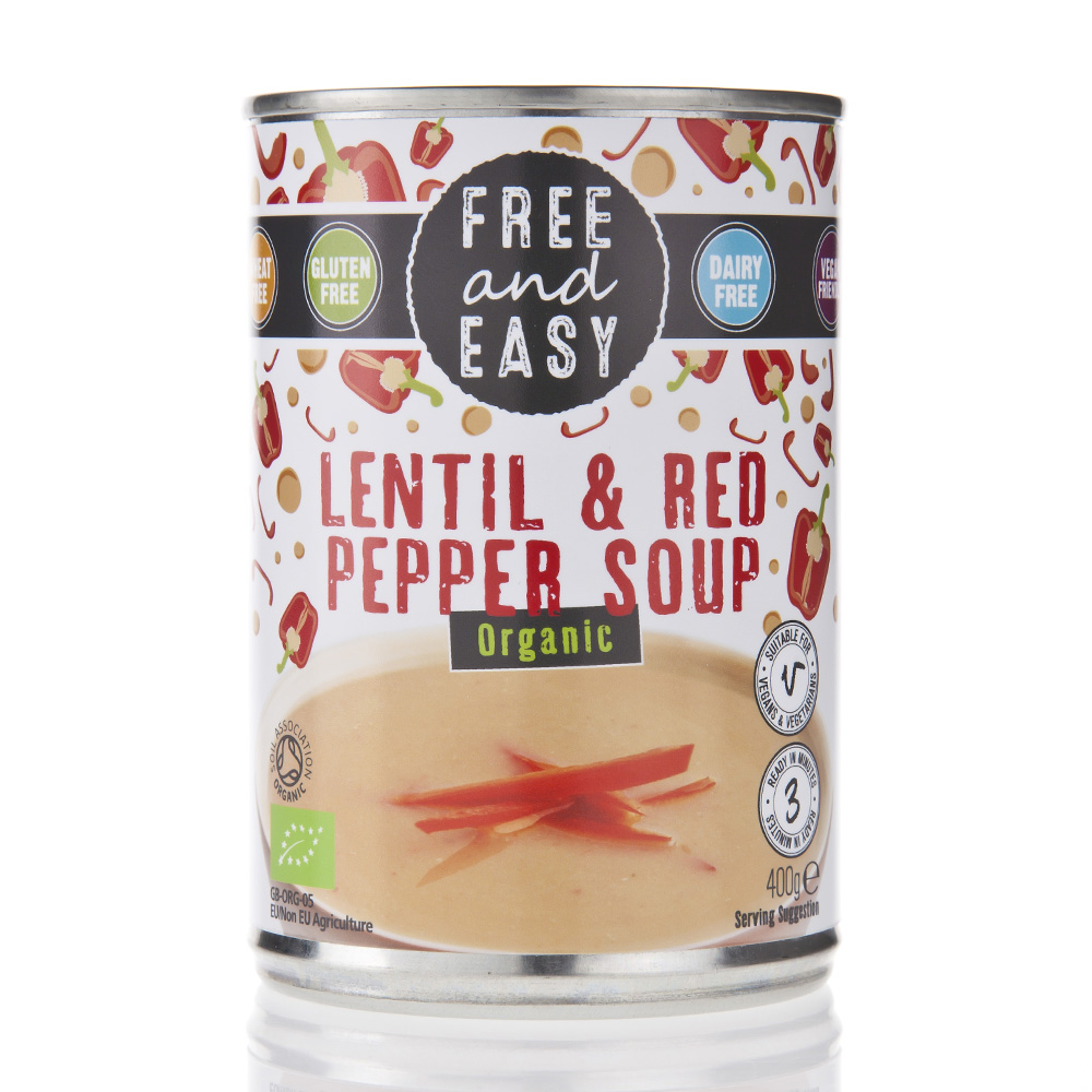 Organic Lentil RedPepper soup