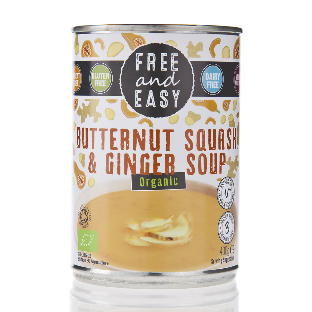 Butternut Squash &Ginger soup (Pack of 2)
